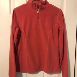 North Face Fleece 1/4 zip pullover
